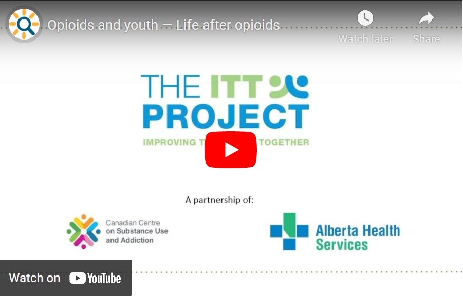 Opioids and youth — Life after opioids