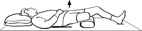 Hip stretch lying on your stomach