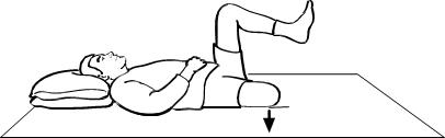 Hip stretch lying on your back