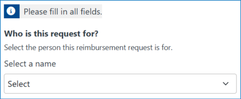 Form fields